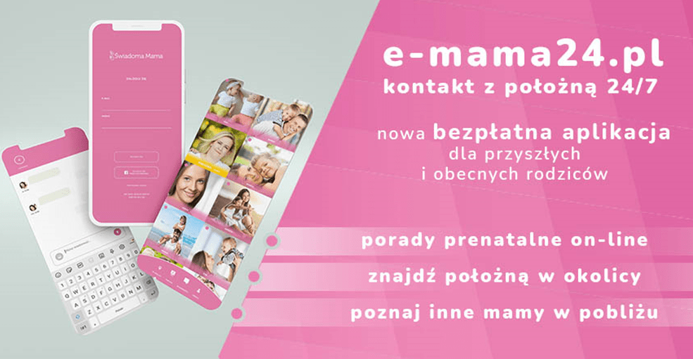 Baner darmowa aplikacja ciążowa