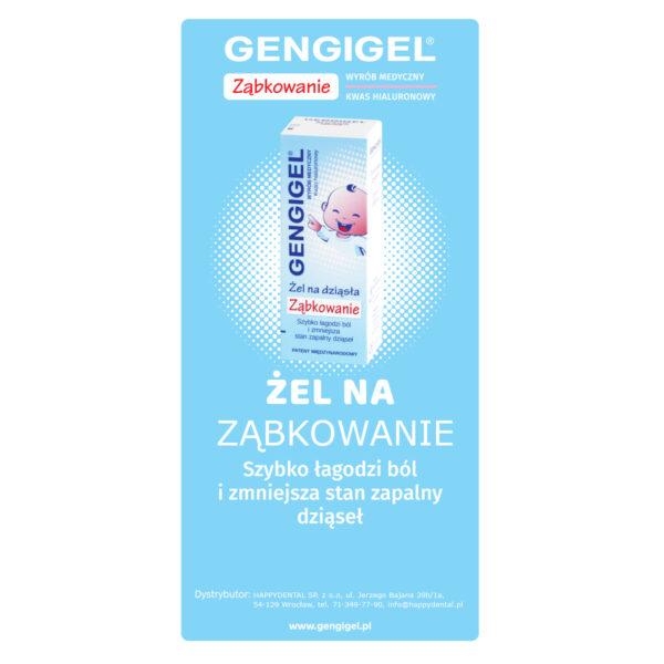 10% zniżki na Gengigel® Teething - żel na ząbkowanie z kwasem hialuronowym.