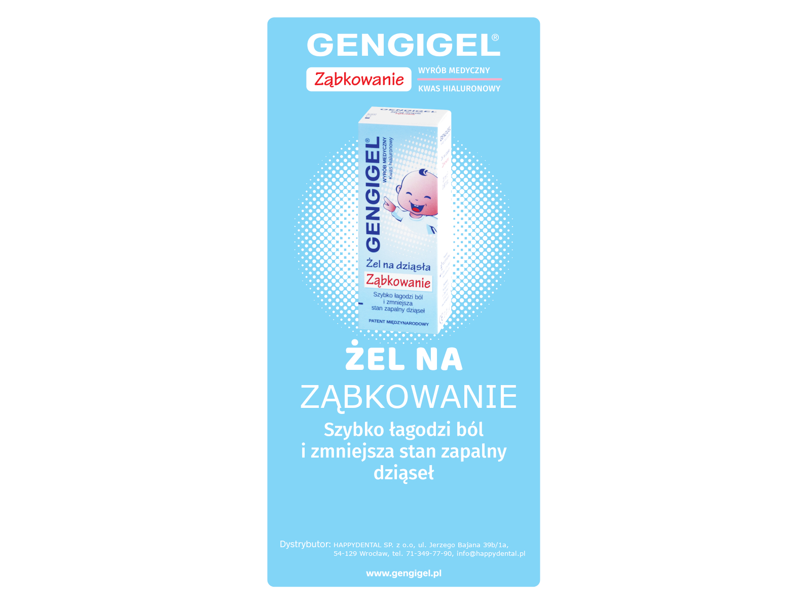 10% zniżki na Gengigel® Teething - żel na ząbkowanie z kwasem hialuronowym.